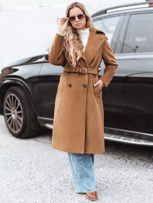 Women's brown winter coat Gino