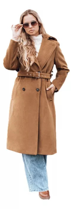 Women's brown winter coat Gino