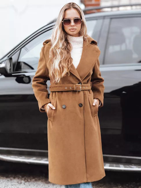 Women's brown winter coat Gino