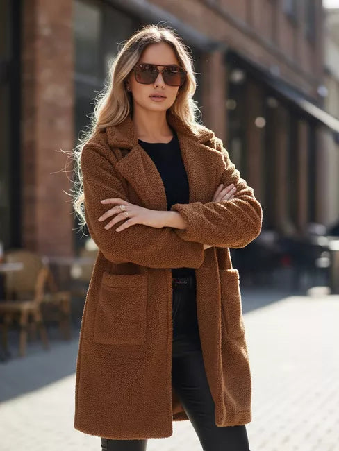 Women's brown winter coat Tara