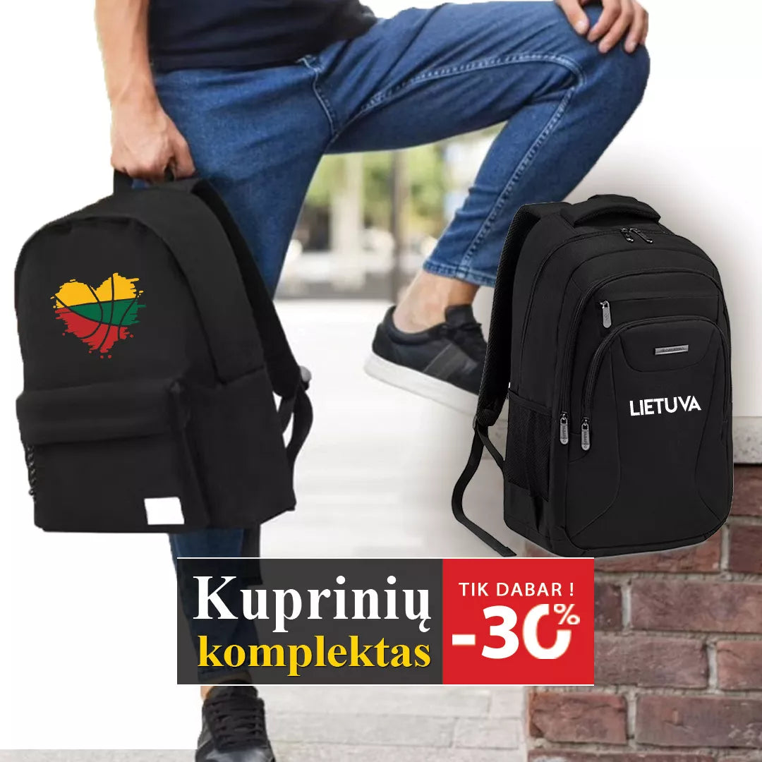 Set of two backpacks Lithuania