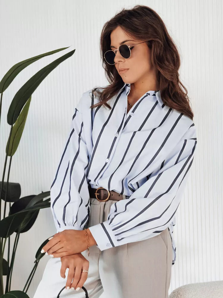 Women's blue shirt Delun