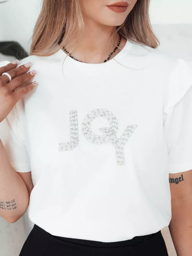 Women's white T-shirt Lyse