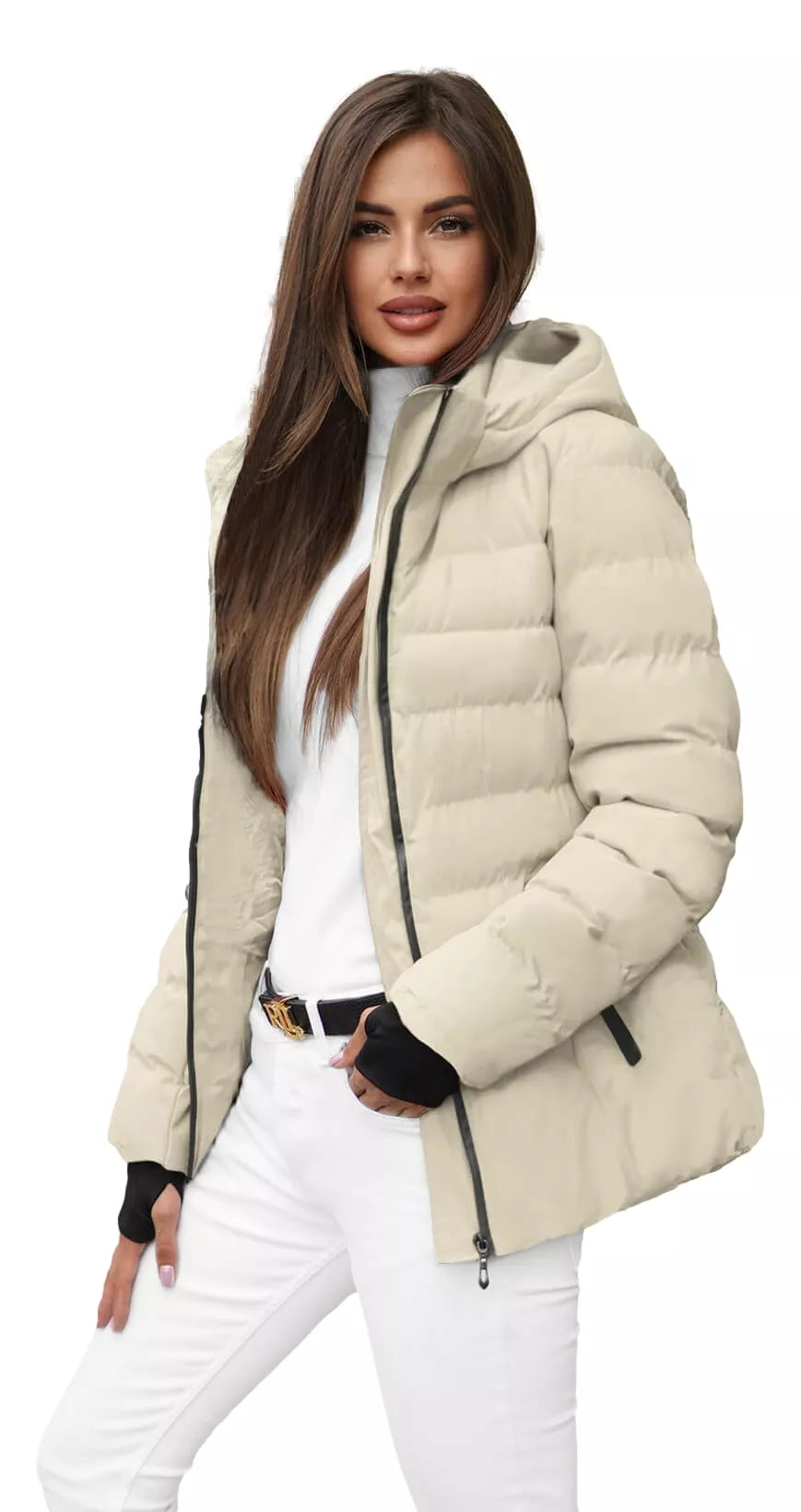 White women's jacket Jena