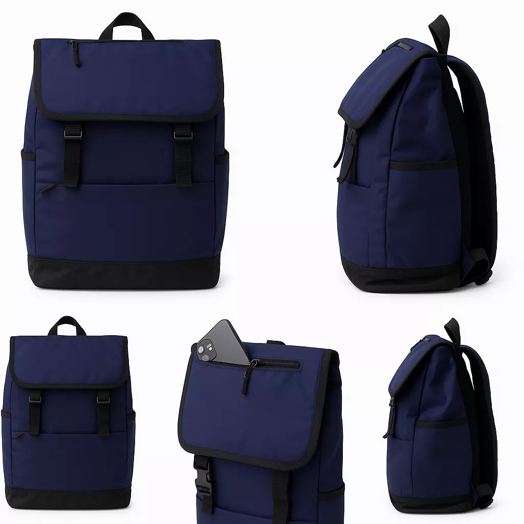 Navy blue backpack Just be cool