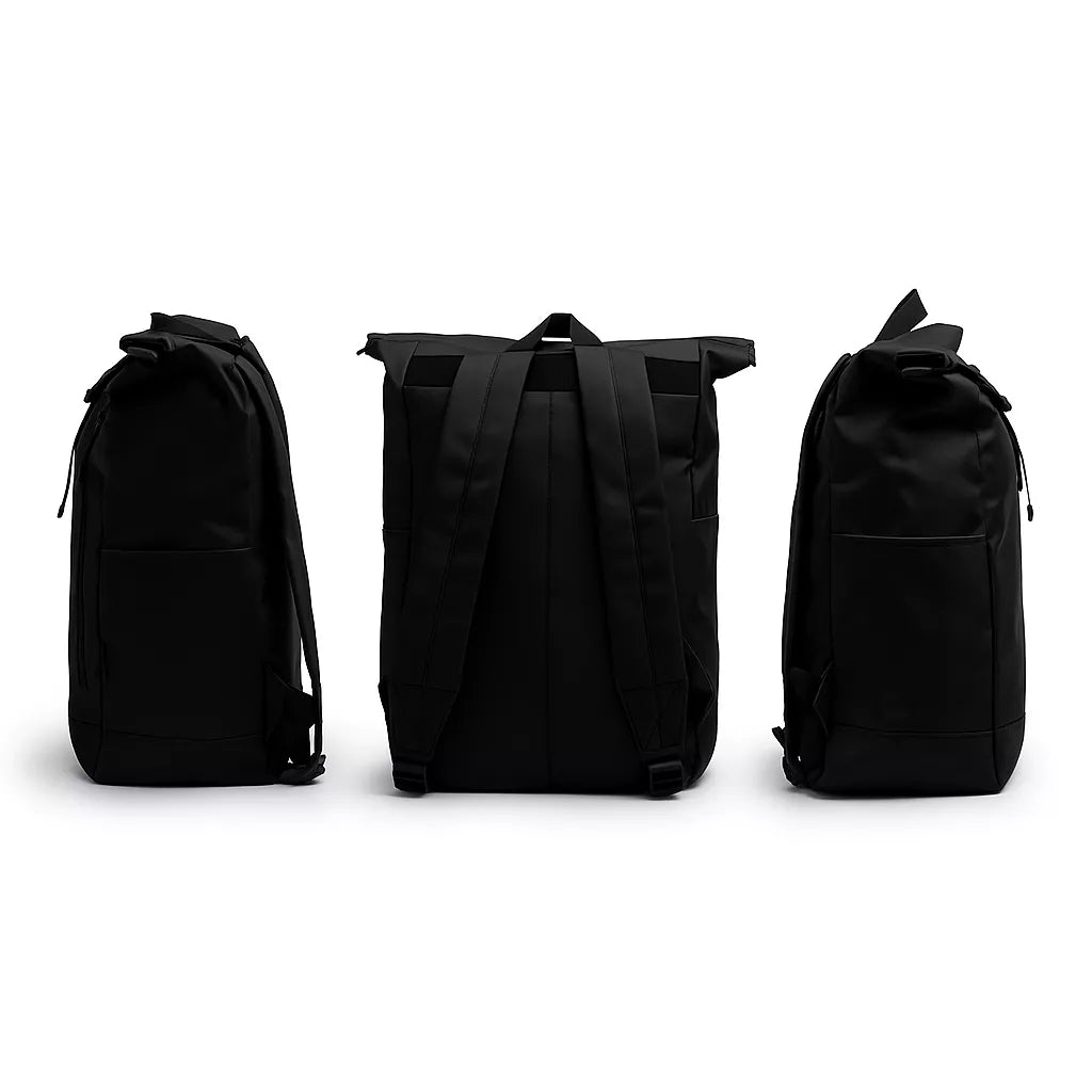Black backpack Stylistics