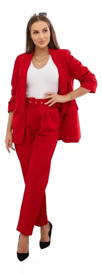 Elegant women's red suit Silva