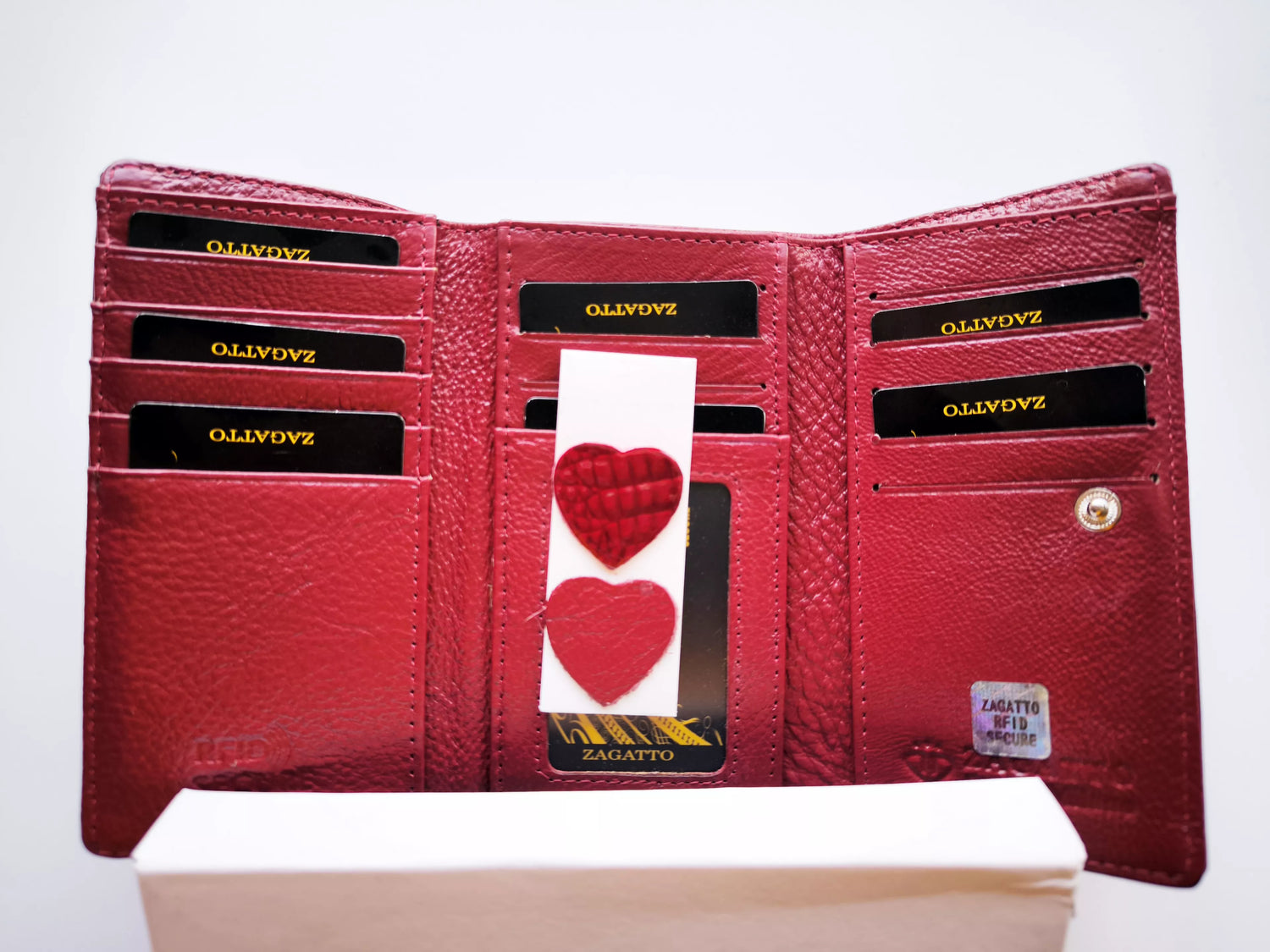 Women's red wallet Gilin 