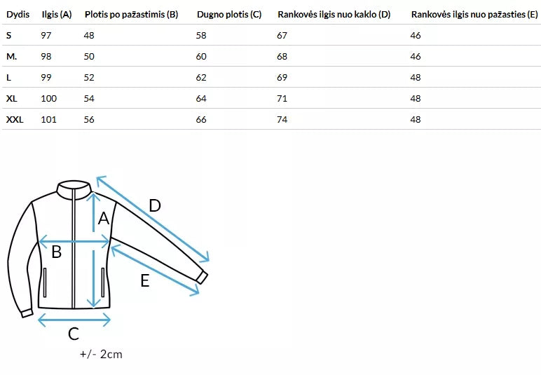 Khaki long women's jacket Juste