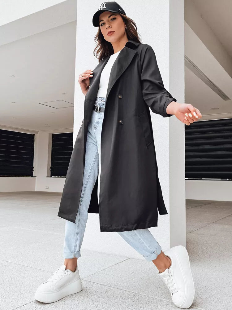Black women's thin coat Binc