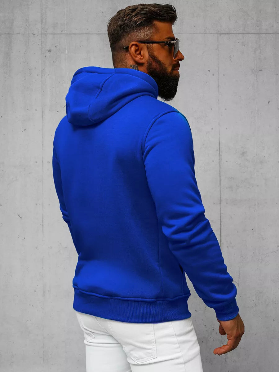 Blue men's hoodie Buvoli