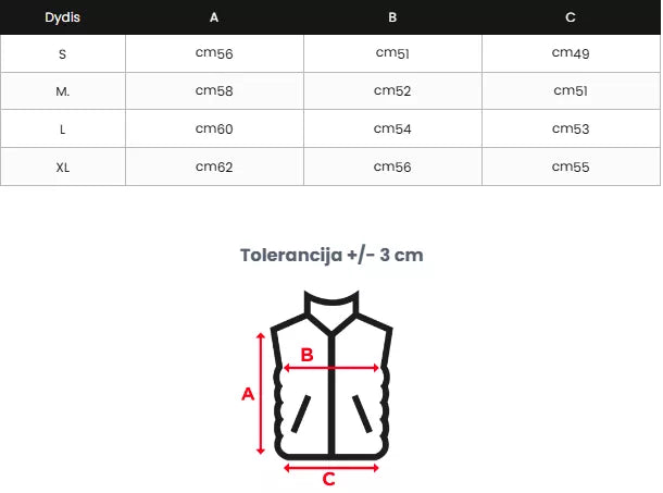 Women's black vest Gusti