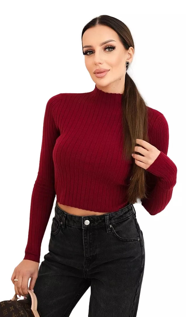 Women's burgundy blouse Belin 