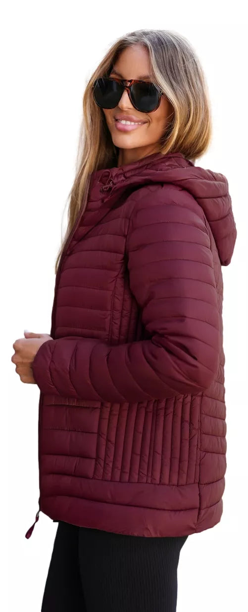 Women's burgundy jacket Marsi