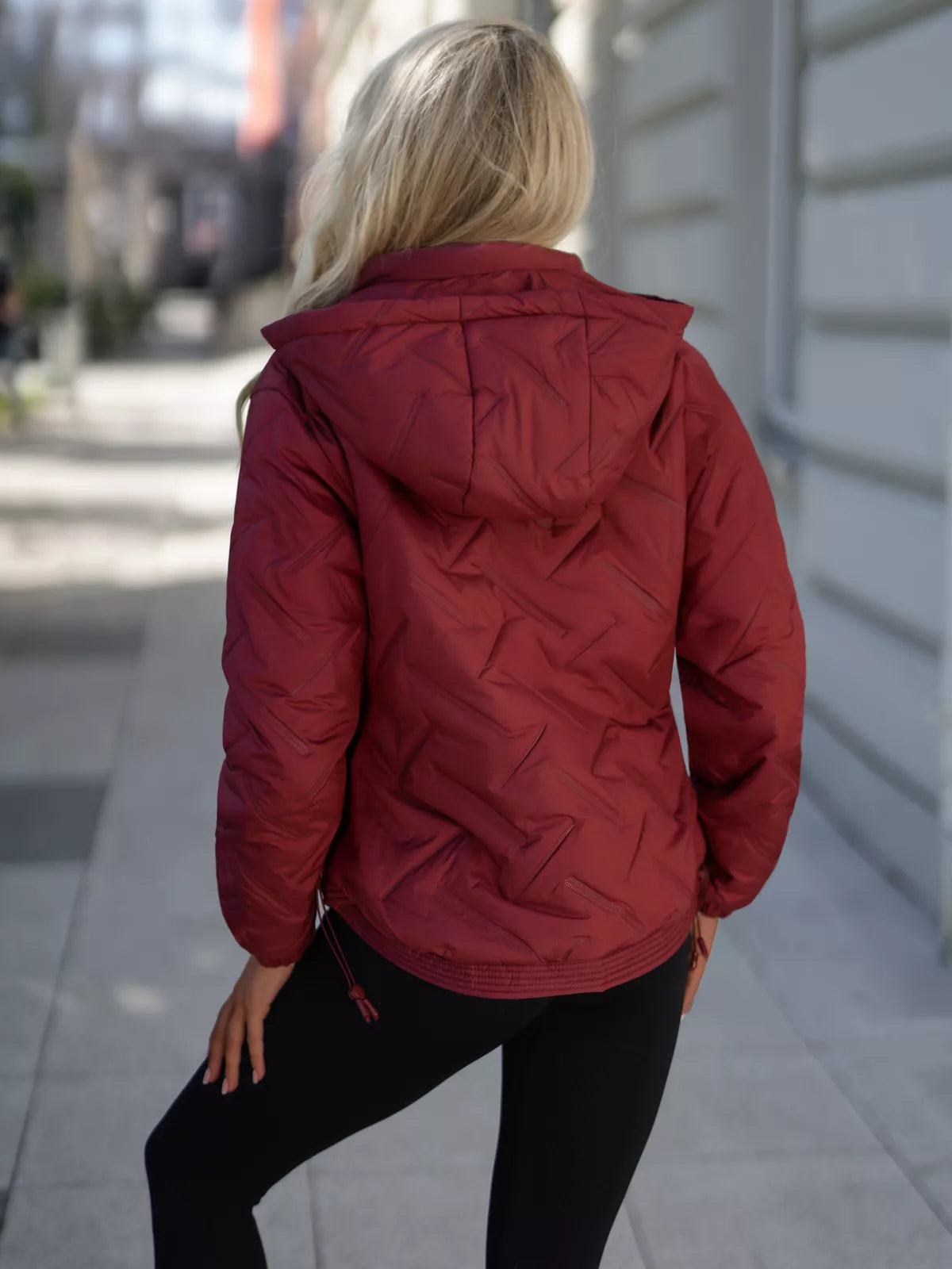Women's burgundy jacket Lamir