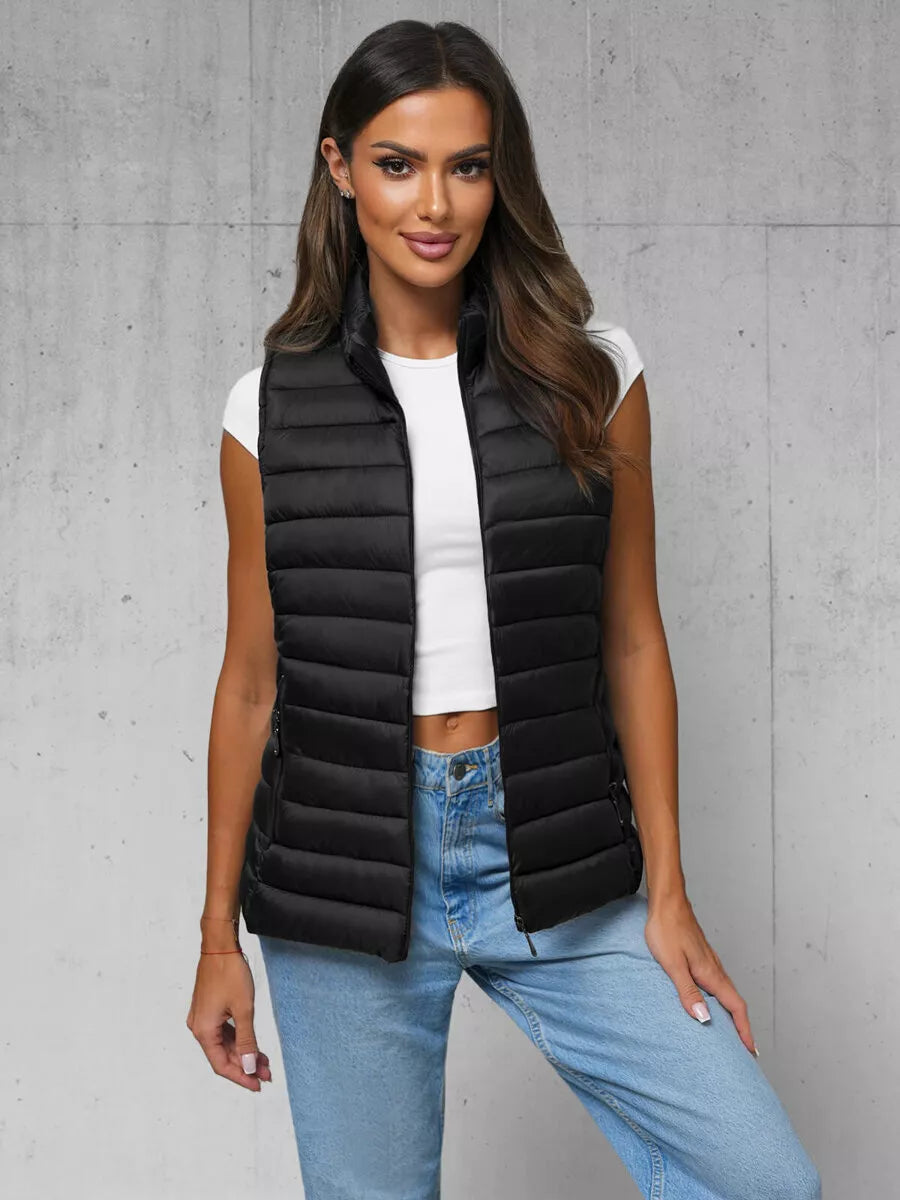 Women's black vest Nerra
