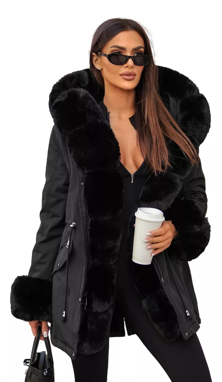 Women's black jacket Gibon