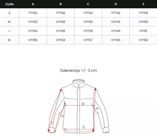 Women's black winter jacket Rose