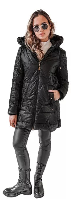 Women's black winter jacket Tango