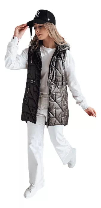 Women's black vest Demak