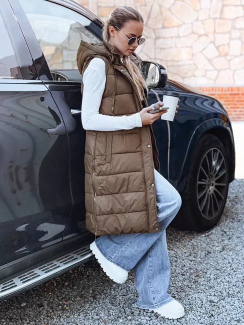 Women's brown vest Legacy