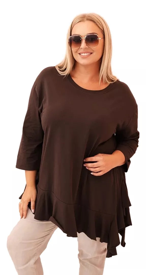 Women's brown blouse Berin