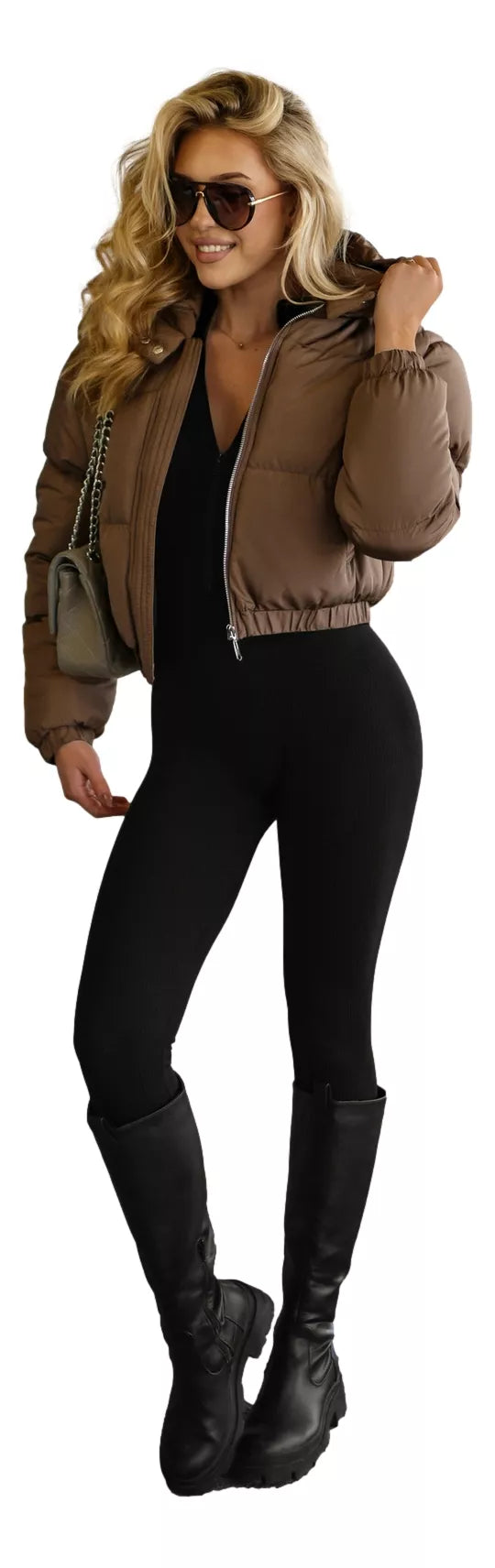 Women's brown jacket Trini
