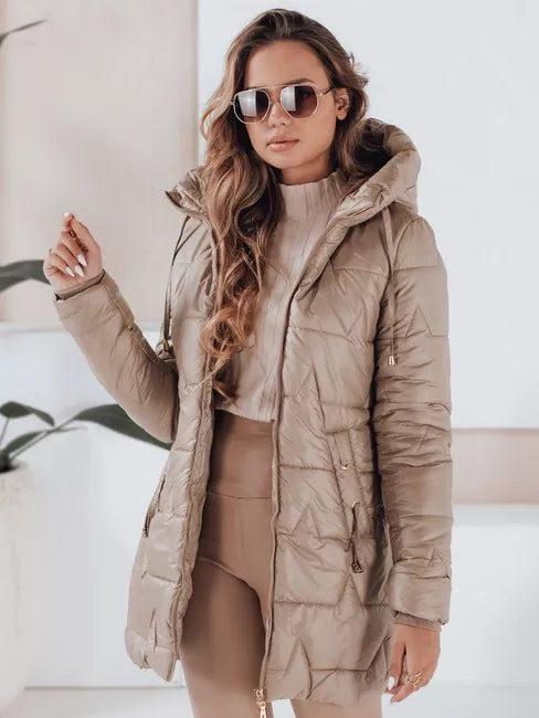 Women's brown winter jacket Tango