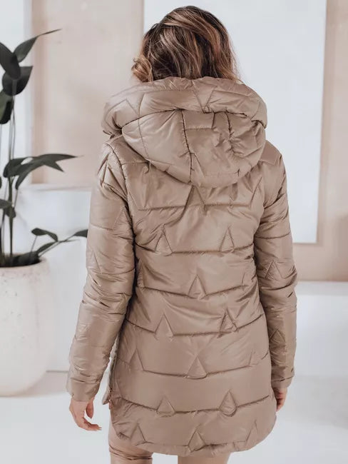 Women's brown winter jacket Tango