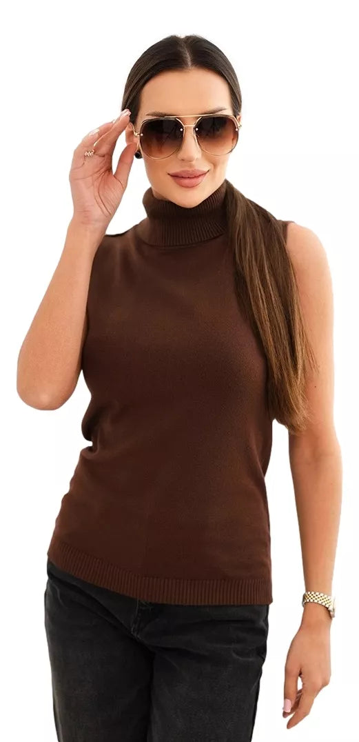Women's brown blouse Dorsi