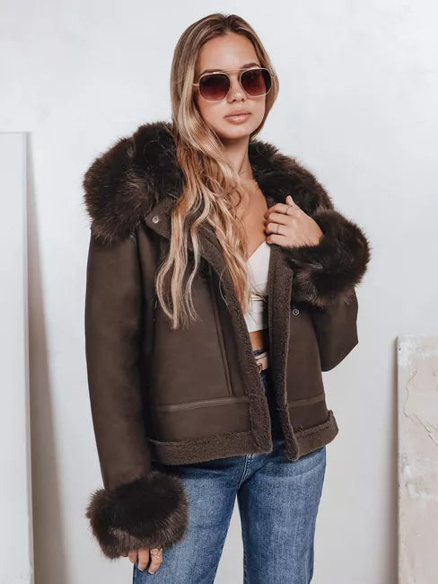 Women's brown jacket Aiden