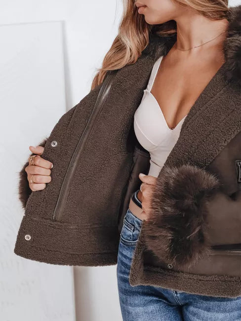 Women's brown jacket Aiden