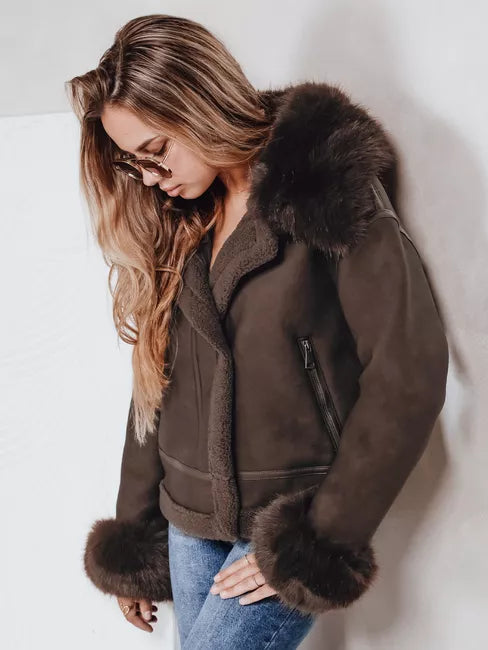 Women's brown jacket Aiden