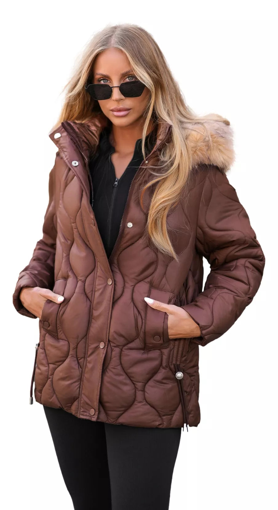 Women's brown jacket Mona