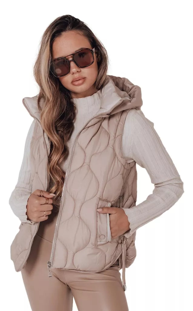 Women's brown vest Jener