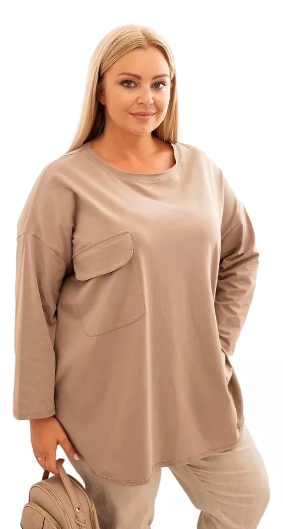 Women's brown blouse Margo