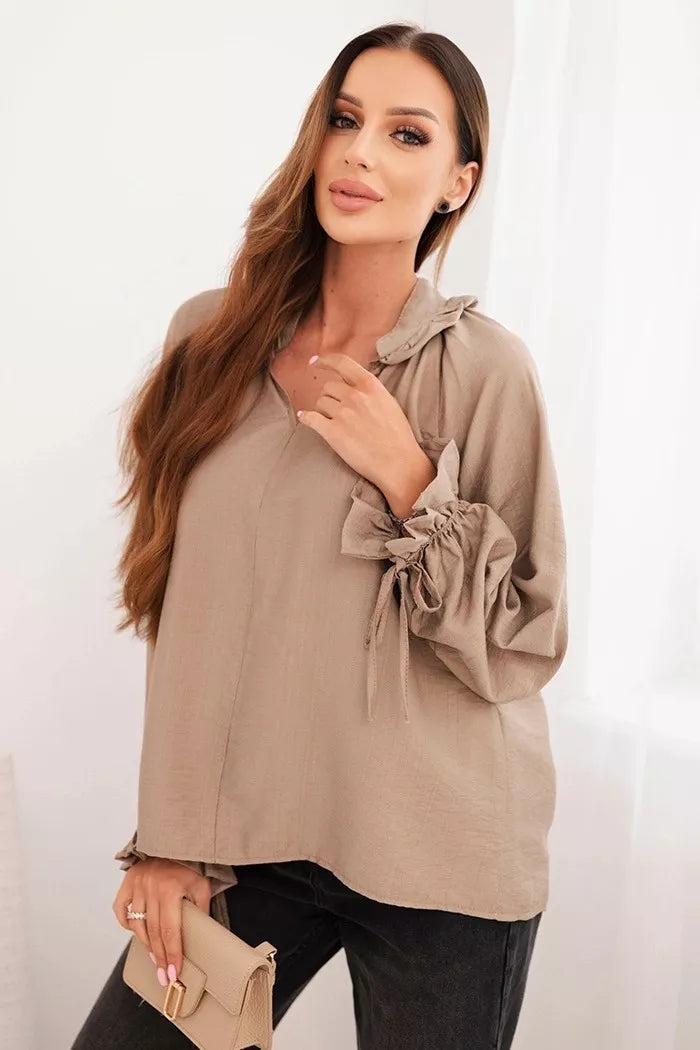 Women's brown blouse Milan
