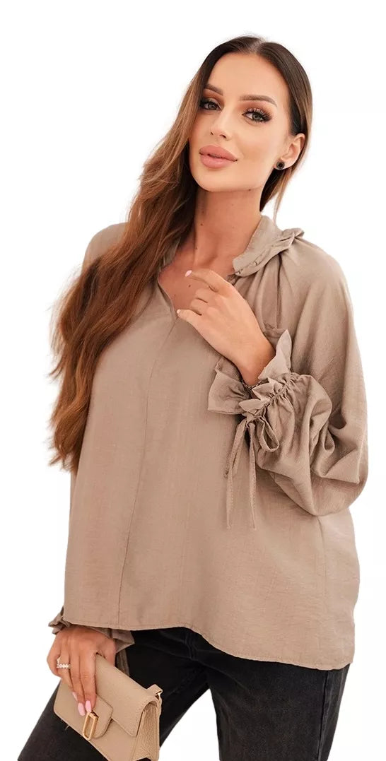 Women's brown blouse Milan