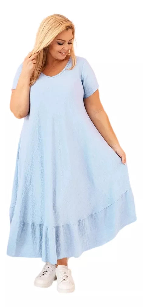 Women's light blue dress Gala