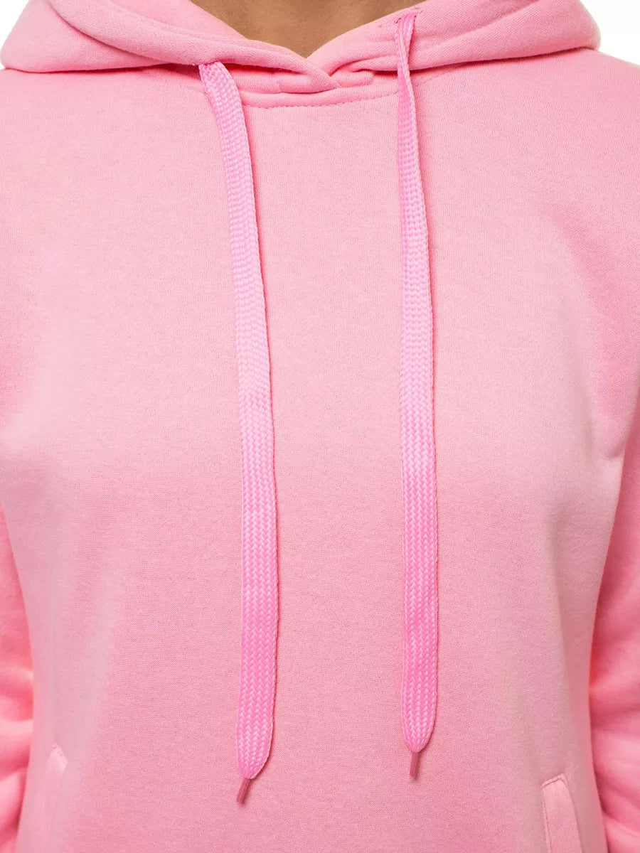 Women's light pink dress with a hood Margaret