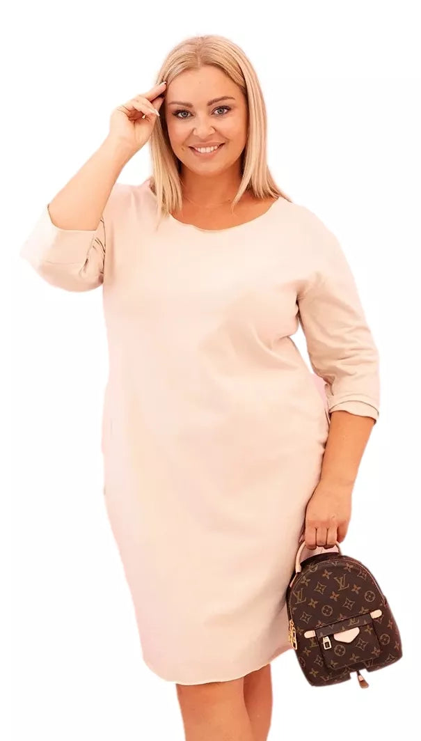 Women's light brown dress Lena