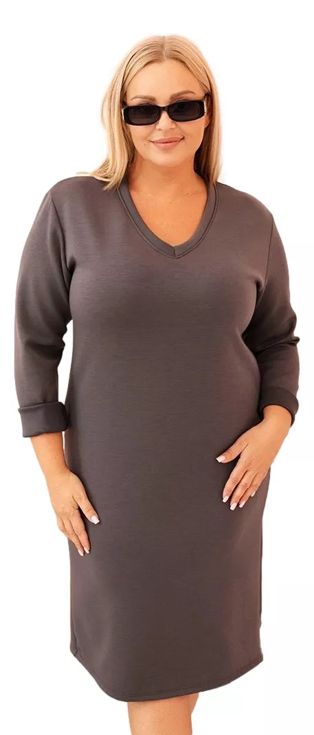 Women's dark gray dress Malt