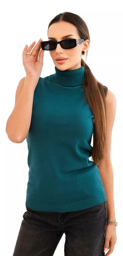 Women's turquoise blouse Dorsi