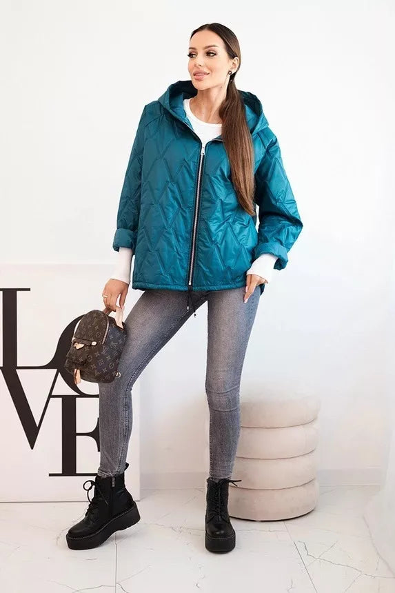 Women's turquoise sweater Evelin