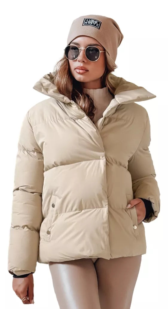 Women's winter light brown jacket Lari