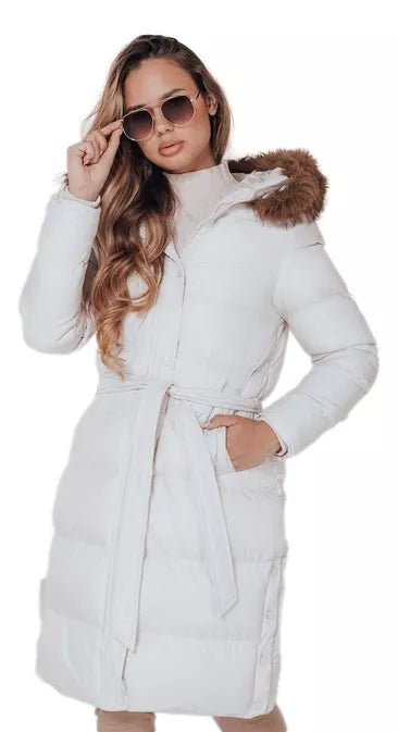 Women's winter white jacket Bela