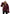 Women's burgundy winter jacket with fur Evin