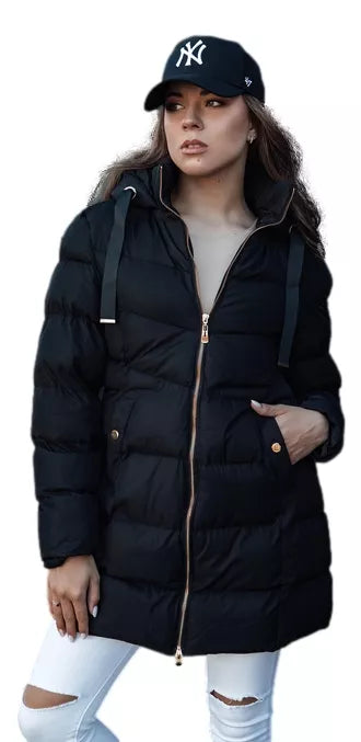 Women's winter black jacket Gabriel
