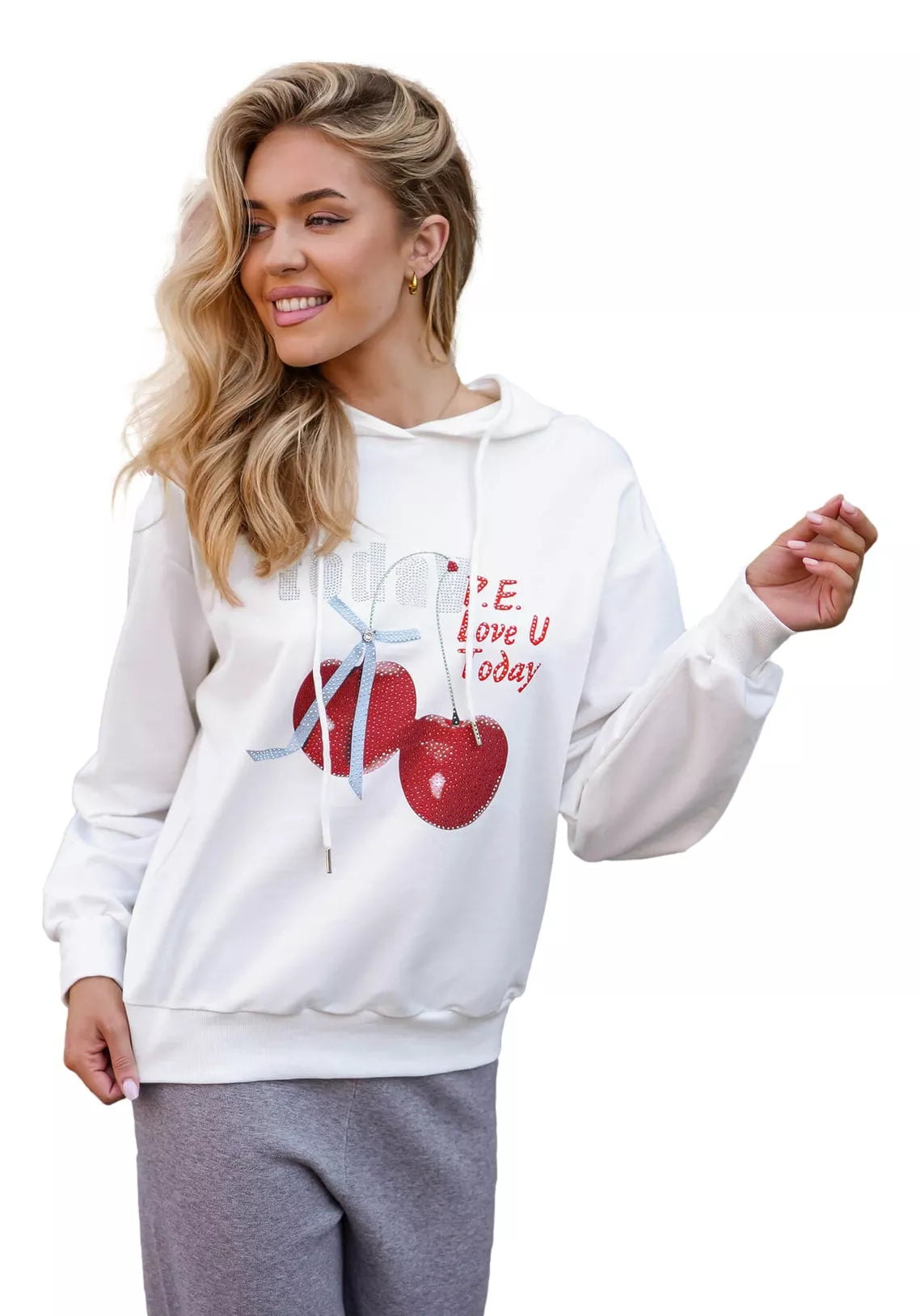 Women's white sweater Today