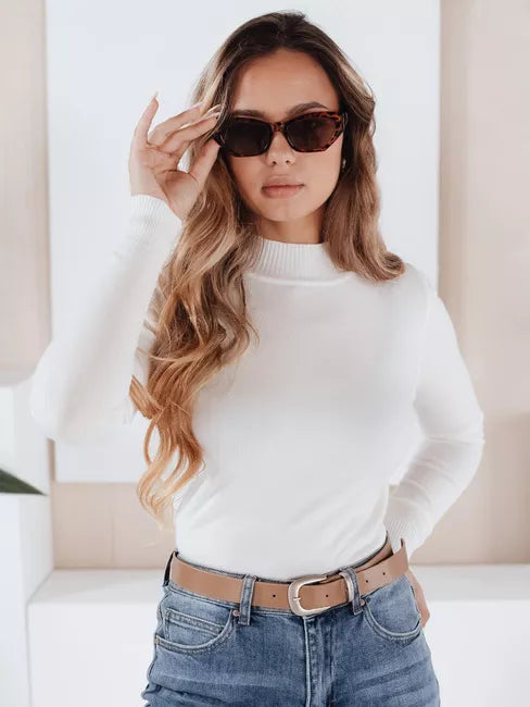 Women's white sweater Lena